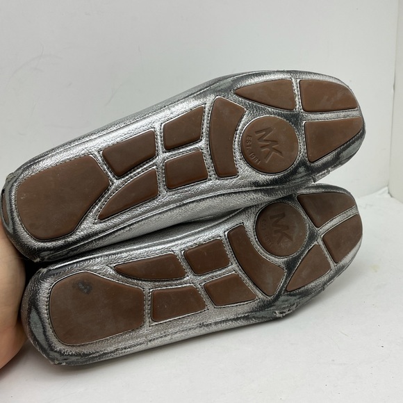 ✨Michael Kors Fulton Moccasin Metallic Silver - Picture 6 of 7